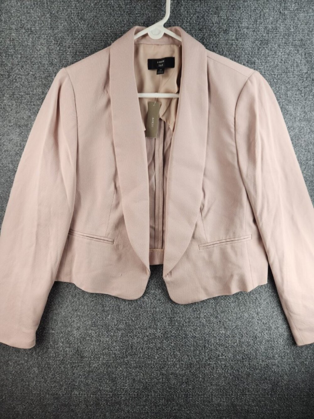 NWD J Crew 365 Women 16 Pink Blazer Long Sleeve Lyocell Shell Polyester Lined
